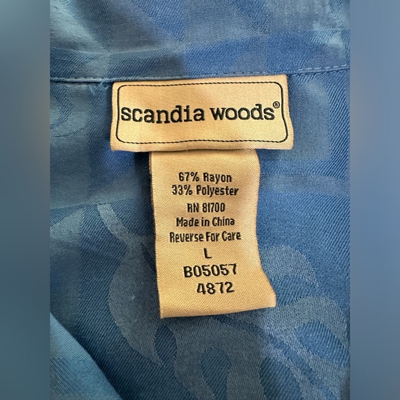 Scandia Woods Mens Blue Short Sleeve Floral Vacation Shirt L
Hawaiian Tropical - Picture 4 of 6